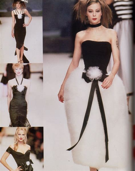 chanel 1995 couture|1995 Chanel dresses.